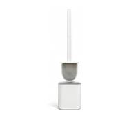 Escobilla de Baño WC Silicona con Soporte Antigoteo Cepillo Inodoro Flexible y Antibacteriano Escobilla Silicona WC Moderna y Resistente Limpieza Profunda Baño Ecoaliti