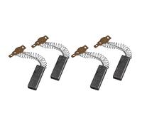 Escobilla de carbón para aspiradora, paquete de 4 escobillas de carbón universales de repuesto para motor de herramienta eléctrica, 6,3 x 11 x 32 mm