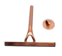 Escobilla de Ducha, Escobilla de Goma para Ducha de Silicona de Acero Inoxidable 304, Herramienta Limpiadora de Baño, Escobilla de Goma Multifuncional para Espejo de Ventana para