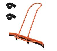 Escobilla de goma deportiva con ruedas de aleación, eficiente escoba para suelos de hormigón duro y azulejos