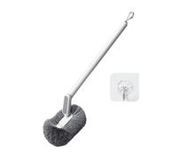 Escobilla de inodoro, antideslizante, plegable, para montaje en pared, limpiador de escobillas de inodoro, para el hogar, ducha interior, azulejos, cocina, bañera, apartamento