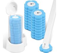 Escobilla de inodoro, juego de limpieza desechable con 18 aromas marinos intercambiables, cabezales de recambio para aromas marinos, accesorios de inodoro, limpiador de escobillas para baño (arbusto
