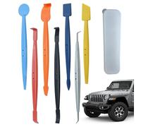 Escobilla de tinte para ventana de coche, ergonómica, de mano, juego de rasquetas para tintado de ventanas para coche, para profesionales, mujeres, hombres, conductores, patio, garaje, taller, taller