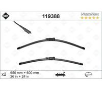 SWF Das Original 2x Limpiaparabrisas SF388 - Delanteras - 650 mm / 600 mm