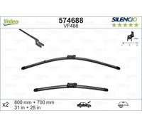 VALEO Limpiaparabrisas para PEUGEOT: 5008, 3008 & OPEL: Zafira & RENAULT: ScÃ©nic & CITROÃN: C4 SpaceTourer (Ref: 574688)