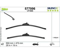 Escobilla del limpiaparabrisas delante Escobilla con hoja plana 577996 VALEO