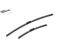 Bosch Aerotwin A414S Limpiaparabrisas Frontal - Set de Escobillas de Recambio para una Mayor Seguridad en la Conducción, con Adaptador Premontado, 65cm/40cm