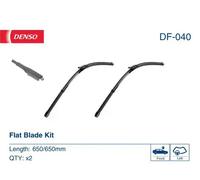 Limpiaparabrisas DENSO Flat Blades DF-040, 650mm, Frente, 2 Pieza