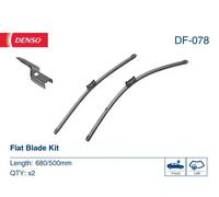 Escobilla del limpiaparabrisas Escobilla con hoja plana DF-078 DENSO para AUDI