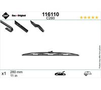 Escobilla del limpiaparabrisas Escobillas con arco 116110 SWF para AUTOBIANCHI