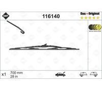 Escobilla del limpiaparabrisas Escobillas con arco 116140 SWF para CHRYSLER FORD