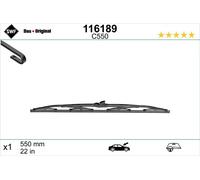Escobilla del limpiaparabrisas Escobillas con arco 116189 SWF para CITROËN MG VW