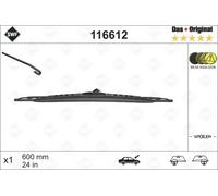 Escobilla del limpiaparabrisas Escobillas con arco 116612 SWF para VW OPEL SAAB