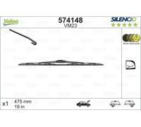 Escobilla del limpiaparabrisas Escobillas con arco 574148 VALEO para CITROËN VW