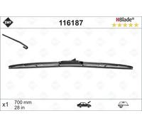 Limpiaparabrisas SWF 116187, 700mm, Frente, 1 Pieza