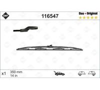 Limpiaparabrisas SWF Standard 116547, 350mm, Trasera, 1 Pieza