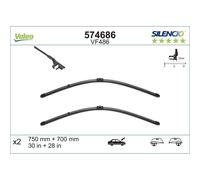 Escobilla Delant. Flachbalkenwischblatt Con Alerón VALEO para Renault Espace