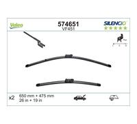 Escobilla Delant. Flachbalkenwischblatt Con Alerón VALEO para U. A. Ford