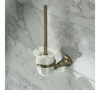 Escobilla Limpia WC en Estilo Art Deco - Latón Cepillado - Earlham