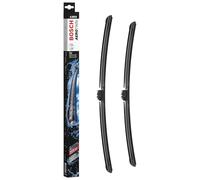 Escobilla limpiaparabrisas Bosch Aerotwin A243S, Longitud: 600mm/550mm - 1 juego para el parabrisas (frontal) - Válidas únicamente para vehículos con volante a la derecha (UK)