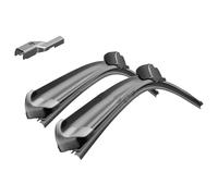 Escobilla limpiaparabrisas Bosch Aerotwin A351S, Longitud: 600mm/600mm - 1 juego para el parabrisas (frontal) - Válidas únicamente para vehículos con volante a la derecha (UK)