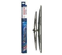 Escobilla limpiaparabrisas Bosch Super Plus Spoiler SP21/19S, Longitud: 530mm/475mm - 1 juego para el parabrisas (frontal) - Válidas únicamente para vehículos con volante a la derecha (UK)