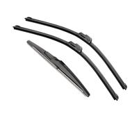 Escobilla Limpiaparabrisas Compatible Con Chevrolet Para Spark Para EV Para M400 2016-2021 Limpiaparabrisas Traseros Goma Suave Parabrisas Delantero Automático Escobillas Coche 24"+14"+10"