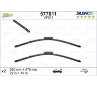 Escobilla Limpiaparabrisas Dacia Duster 17-22 OEM Valeo 577811