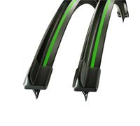 Escobilla Limpiaparabrisas Para CR-V CRV 1 2 3 4 5 1995-2022 Limpiaparabrisas Delanteros Accesorios Ventanas De Parabrisas 2 Piezas FRTRGVUVXP(Black+Green,MK4 (2012-2016))