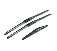 Escobilla Limpiaparabrisas Para Jazz Fit GD GE 2001-2008 Limpiaparabrisas Traseros Delanteros Coche Cepillos Accesorios Parabrisas Coche FRTRGVUVXP(3PCS front REAR LHD)