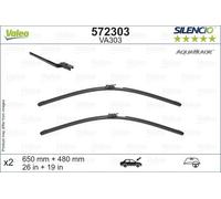 Escobilla Limpiaparabrisas Volvo XC60 17-22 OEM Valeo 572303 Delantero Izq/Der