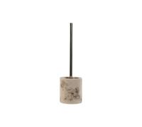 Escobilla para el Baño Home ESPRIT Crema Plateado Resina Polietileno 10,5 x 10,5 x 37 cm - Marca: Home ESPRIT - EAN: 8424002174316
