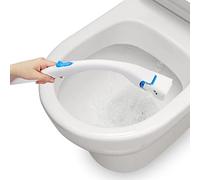 Escobilla para Inodoro con Mango Largo, de Limpieza Desechable con Algodón, Lavable para Baño