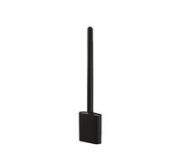 Escobilla WC 1 Mini Juego de Cepillo de Inodoro de Silicona, de Montaje en Pared y de pie, de Doble propósito, Cepillo de Silicona Suave, Esquinas del Inodoro fáciles de Limpiar(Black)