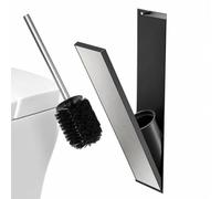 Escobilla WC Empotrada, Portacepillos De Pared Oculto, Acero Inoxidable 304