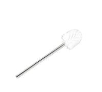 Escobillas De Baño Artículos de baño for Cepillo Inodoro con Mango Acero Inoxidable, Apto for el hogar, Marco for Colgar, Limpieza WC-Borstel(White)