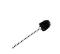 Escobillas De Baño Artículos de baño for Cepillo Inodoro con Mango Acero Inoxidable, Apto for el hogar, Marco for Colgar, Limpieza WC-Borstel(Black)