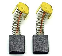 Escobillas de carbón (2 unidades, 6,5 x 13,5 x 17 mm, (RC-603) para, por ejemplo, Bosch 3603M0340 PTS10 MK1 o Einhell RT-TS 1725, RT-SM 305 L, KGSZ 3050)