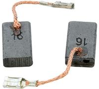 Escobillas de carbón Buildalot ca-15-08858 para Bosch Pulidora GPO 14 CE - 5x10x16 mm - Con Dispositivo de desconexión, resorte, cable y conector - Reemplaza partes 1.607.000.482, 1.607.014.172 & 1.60