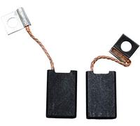 Escobillas de carbón Buildalot Specialty ca-03-26558 para Bosch Martillo USH 10-6,4x12,5x19 mm - Con resorte, cable y conector - Reemplaza partes 1.617.014.110