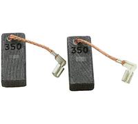 Escobillas de carbón Buildalot Specialty ca-15-41671 para Makita Martillo HM0870C - 6,5x11x25 mm - Con Dispositivo de desconexión, resorte, cable y conector - Reemplaza partes 194160-9 & CB-350