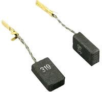 Escobillas de carbón compatibles Metabo WE9-125 WE14-150 WP8-115 W9-125 Quick WEV10-125 - Lote de 2 piezas 5 x 10 x 15 mm