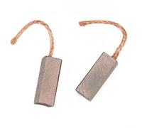 Escobillas de carbón de 7 x 7 x 18 mm para motor de soplador de calentador de coche, limpiaparabrisas de ventilador, piezas de repuesto de control de clima, para componentes eléctricos automotrices de