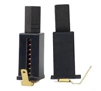 Escobillas de carbón de repuesto de 16 x 8 x 6 mm para lijadora Bosch | Dimensiones: 16 x 8 x 6,3 mm, incluye cables y resortes, reemplazo directo para unidades desgastadas