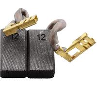 Escobillas de Carbón para FEIN MSF 666-CS amoladora angular - 8x12,5x22mm - 3.1x4.7x8.7'' - Con dispositivo de desconexión