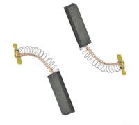 Escobillas de carbón para motor de 36 x 12,5 x 5 mm para lavadora Bosch, 8 | Carbono laminado de alta calidad, conectores de metal, reduce las chispas, compatible con lavadoras Siemens, construcción