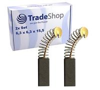 Escobillas de carbón para taladro Bosch CSB 420-E 0 603 147 732 0 603 147 733 0 603 147 734 0 603 147 737 0 603 147 738 (2 unidades, 6,3 x 6,3 x 15,5 mm)