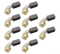 Escobillas de carbón para taladro martillo giratorio Guild PDH26G de 1000 W, repuesto de 6,5 x 7,5 x 12 mm, cepillos de carbono E15 para herramientas eléctricas y motores eléctricos
