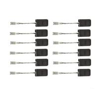 Escobillas de carbono de 17 x 10 x 5 mm para Bosch GWS 1000 1100 1400 10 11 14 15-125, material de fibra de carbono de alta calidad para restaurar el rendimiento del freno eléctrico del motor