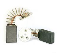 Escobillas de carbono para sierras ingletadoras Dw705 Dw708 Dw715 compatibles con la parte 145323-06 03 02 construidas con metal robusto y carbono para una resistencia superior al desgaste y una